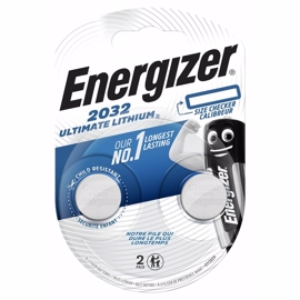 CR2032 3V Energizer Ultimate Lithium batteri 2-pack